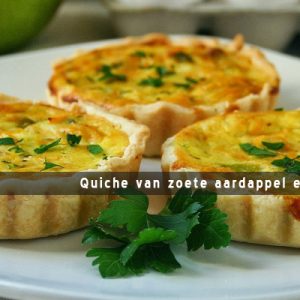 MijnAardappel.nl - Quiche van zoete aardappel en prei