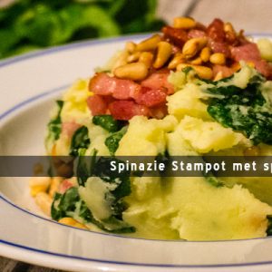 MijnAardappel.nl - Recept Spinaziestamppot met spekjes