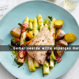 MijnAardappel.nl - Recept Gemarineerde witte asperges met forel