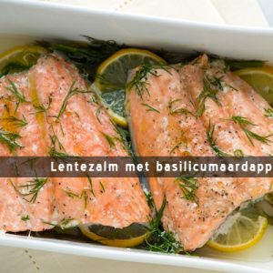 MijnAardappel.nl - Recept Lentezalm met basilicumaardappeltjes