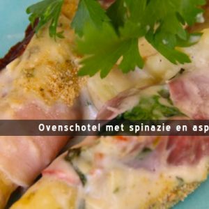 MijnAardappel.nl - Recept Ovenschotel met spinazie en asperges
