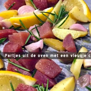 MijnAardappel.nl - Recept partjes uit de oven met een vleugje citroen