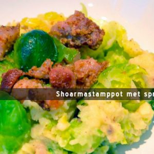 MijnAardappel.nl - Recept Shoarmastamppot met spruitjes